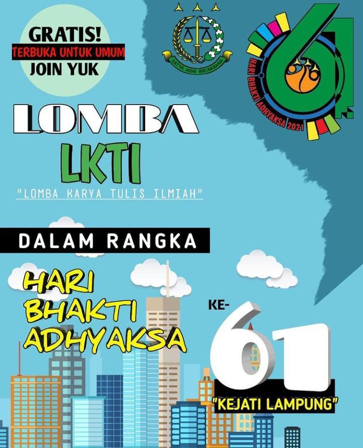 Kejati Lampung Adakan Lomba KTI Untuk Memperingati Hari Bhakti Adhyaksa